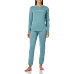 Pyjamas de créateur Armani Emporio Armani bleu ciel en lot de 2 Taille L look fashion pour femme 
