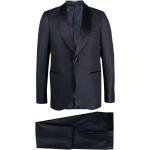 Vestes de costume de créateur Armani Emporio Armani bleu nuit à manches longues Taille XXL pour homme 