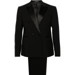 Vestes longues de créateur Armani Emporio Armani noires à rayures en viscose à manches longues Taille 3 XL pour homme 