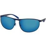 Lunettes de soleil de créateur Armani Emporio Armani bleues look fashion pour homme 