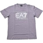 T-shirts à imprimés de créateur Armani Emporio Armani violets à manches courtes à col rond Taille L look casual 
