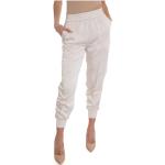 Pantalons taille élastique de créateur Armani Emporio Armani beiges Taille XL pour femme 