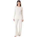 Pyjamas de créateur Armani Emporio Armani blancs en viscose en lot de 2 Taille L look fashion pour femme 