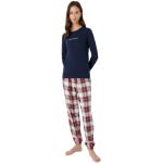 Pyjamas pour fêtes de Noël de créateur Armani Emporio Armani à carreaux en viscose en lot de 2 Taille XS look fashion pour femme en promo 