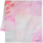 Foulards de créateur Armani Emporio Armani rose pastel en modal à franges Tailles uniques pour femme en promo 