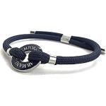 Bracelets de créateur Armani Emporio Armani bleus look fashion pour homme 