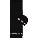 Écharpes de créateur Armani Emporio Armani noires Tailles uniques look fashion pour homme 