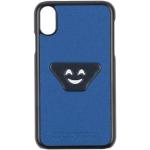 Coques & housses iPhone XR de créateur Armani Emporio Armani bleues 