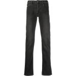 Jeans skinny de créateur Armani Emporio Armani noirs en coton mélangé délavés W32 L33 pour homme en promo 