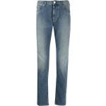 Jeans slim de créateur Armani Emporio Armani bleues claires en coton mélangé pour homme 