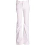 Jeans évasés de créateur Armani Emporio Armani blancs stretch W25 L28 pour femme 