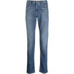 Jeans slim de créateur Armani Emporio Armani bleus stretch W33 L34 pour homme 