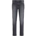 Jeans slim de créateur Armani Emporio Armani gris foncé stretch 