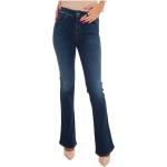 Jeans évasés de créateur Armani Emporio Armani bleus en lyocell éco-responsable Taille 3 XL pour femme 