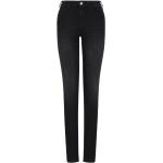 Jeans slim de créateur Armani Emporio Armani noirs tencel stretch pour femme 