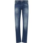 Jeans slim de créateur Armani Emporio Armani bleus en denim bio Taille XS pour homme 