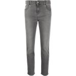 Jeans taille haute de créateur Armani Emporio Armani gris en lyocell éco-responsable Taille 3 XL pour femme 