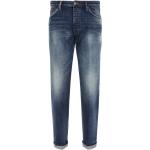 Jeans évasés de créateur Armani Emporio Armani bleus look casual 