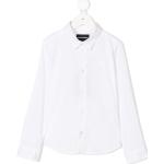 Chemises de créateur Armani Emporio Armani blanches en coton mélangé enfant 