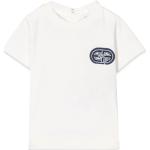 T-shirts Armani Emporio Armani blancs de créateur Taille 9 ans pour fille de la boutique en ligne Miinto.fr avec livraison gratuite 