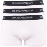 Boxers de créateur Armani Emporio Armani blancs à logo en lot de 3 Taille M look fashion pour homme 