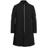 Manteaux longs de créateur Armani Emporio Armani noirs en viscose à manches longues pour homme 