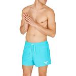 Shorts de bain de créateur Armani Emporio Armani turquoise look fashion pour homme 