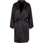 Robes ceinturées de créateur Armani Emporio Armani noires en satin Taille L pour femme 