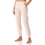 Pantalons de sport de créateur Armani Emporio Armani rose pastel en éponge Taille L look fashion pour femme 