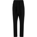 Pantalons taille haute de créateur Armani Emporio Armani noirs en viscose Taille XL W42 pour femme en promo 
