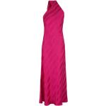 Robes de cocktail de créateur Armani Emporio Armani rose fushia à rayures en viscose Taille XXL pour femme 