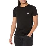 T-shirts de créateur Armani Emporio Armani noirs à manches courtes bio à manches courtes à col rond Taille S look fashion pour homme 