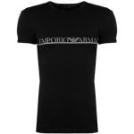 T-shirts de créateur Armani Emporio Armani noirs à manches courtes à manches courtes à col rond Taille XXL classiques pour homme en promo 