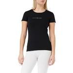 T-shirts de créateur Armani Emporio Armani noirs à logo à manches courtes bio à manches courtes Taille S look fashion pour femme 