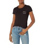 T-shirts de créateur Armani Emporio Armani noirs à logo à manches courtes bio à manches courtes Taille XL look fashion pour femme 