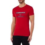 T-shirts de créateur Armani Emporio Armani rouges à manches courtes à manches courtes à col rond Taille XL classiques pour homme en promo 
