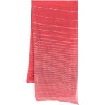 Écharpes de créateur Armani Emporio Armani rouges à rayures en viscose Tailles uniques pour femme 