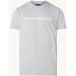 Emporio Armani T-shirt avec imprimé logo L Gris