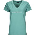 T-shirts de créateur Armani Emporio Armani bleus Taille M pour femme 
