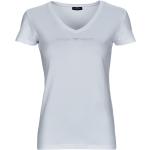 T-shirts de créateur Armani Emporio Armani blancs Taille L pour femme en promo 