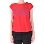 T-shirts de créateur Armani Emporio Armani rouges à manches courtes à manches courtes 