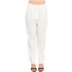 Pantalons de créateur Armani Emporio Armani blancs tapered Taille XXS look chic pour femme 