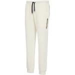 Pantalons taille élastique de créateur Armani Emporio Armani blanc crème en éponge Taille M look fashion pour homme 