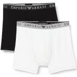 Boxers de créateur Armani Emporio Armani blancs en coton lavable en machine en lot de 2 Taille XL look fashion pour homme en promo 