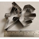 Emporte-pièces gris acier en métal inoxydables 