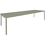 Emu Table de jardin extensible de aluminium Yard gris/vert LxPxH 160+55+55x97,5x74cm