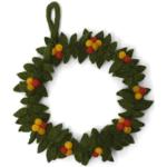 Couronnes de Noël Én Gry & Sif multicolores en feutre scandinaves 