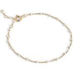 Bracelets de perles argentés en émail à perles look fashion pour femme 