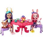 MATTEL Mini-poupée Enchantimals Famille Loutre et accessoires 