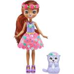 Enchantimals Oneda Loutre et Kelpie, Figurine et poupée avec tête à coiffer Ultra Chevelure, Animal et Tenues colorées, HXB98